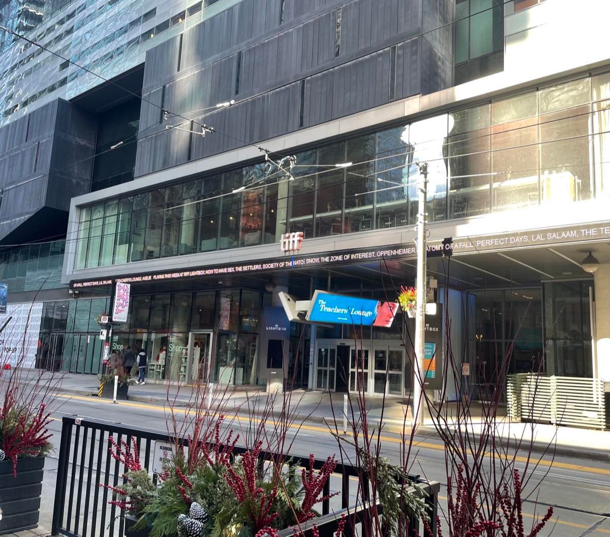 TIFF Lightbox facade at 350 King Street West in Toronto