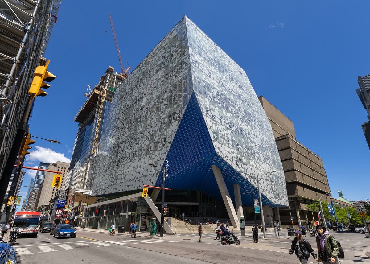 Toronto Metropolitan University's Student Learning Centre at Yonge and Gould in downtown Toronto